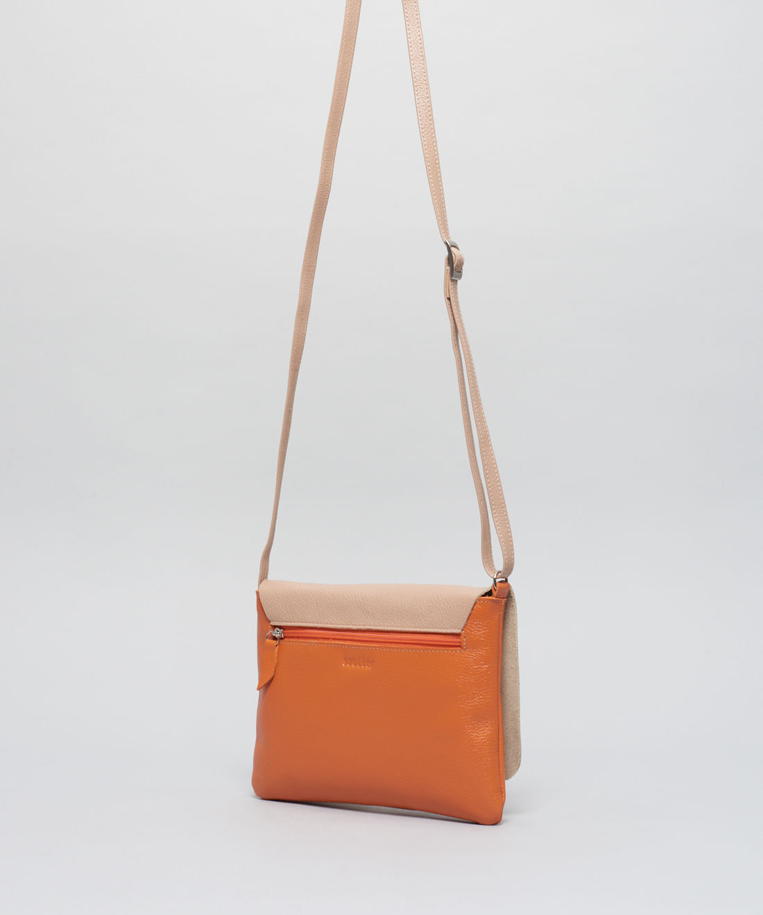 Bolsa Blues Bicolor - Tangerina/Avela - Imagem 2