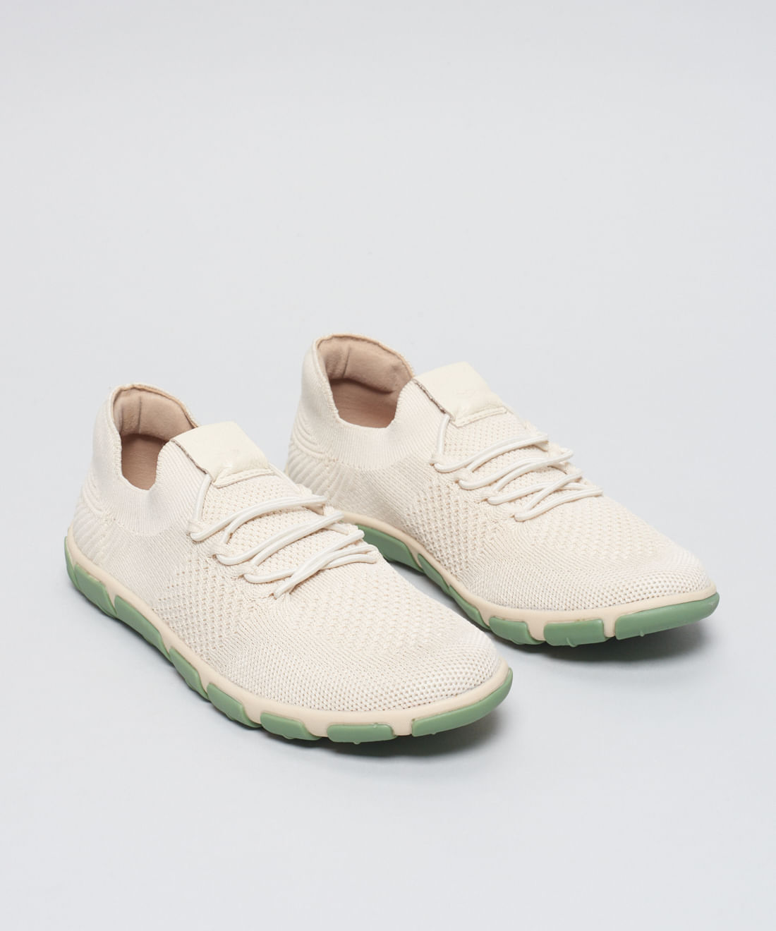 Tenis Knit Frances - Off White/Pistache - Imagem 27