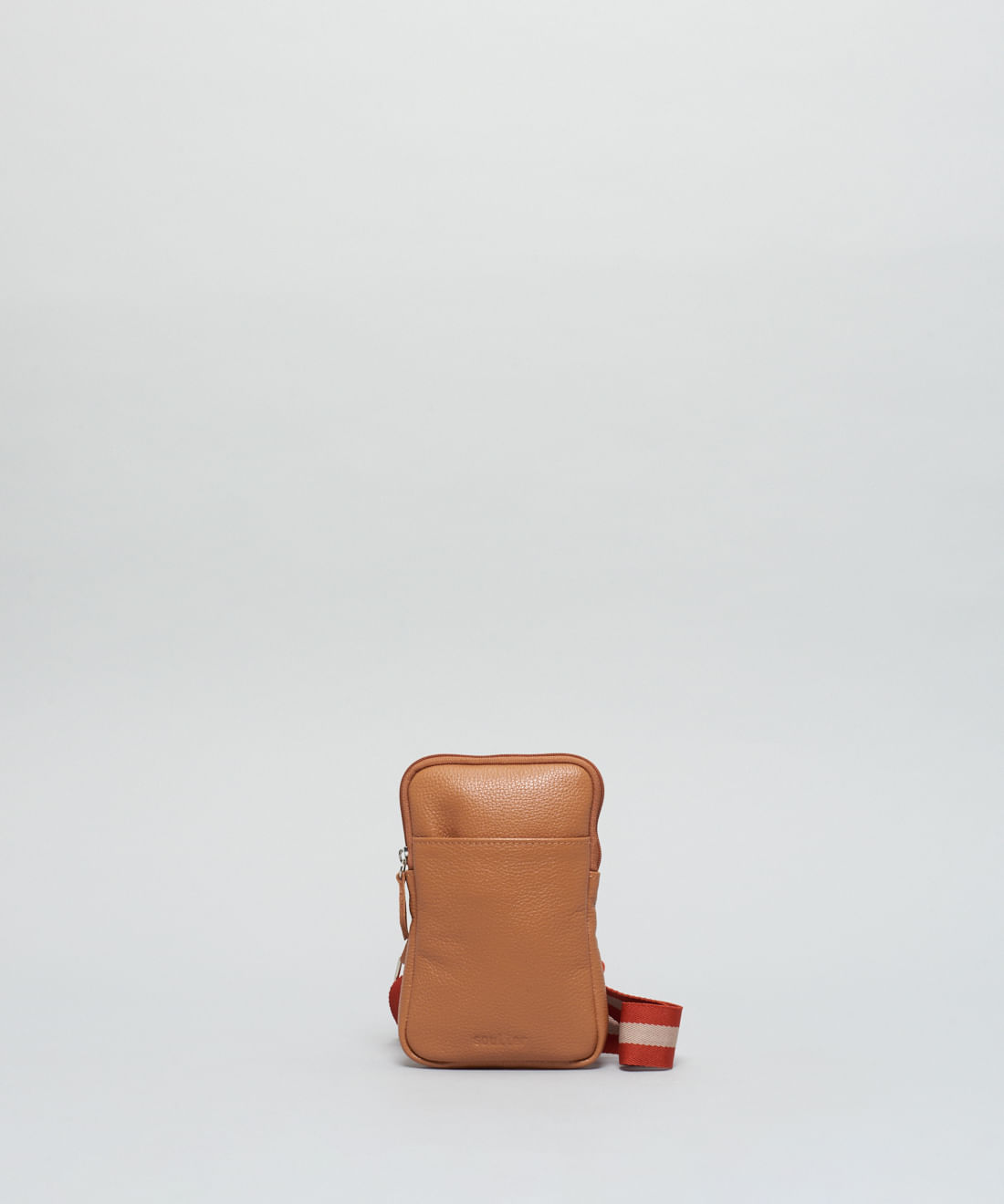 Bolsa p Couro Alcas - Caramelo - Imagem 2