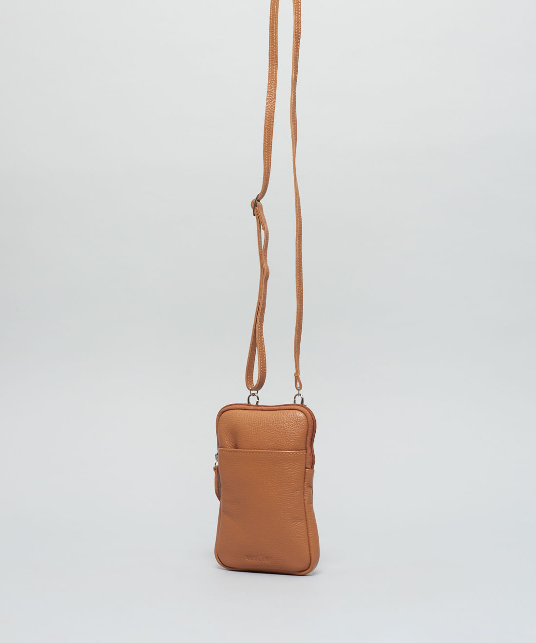 Bolsa p Couro Alcas - Caramelo - Imagem 3