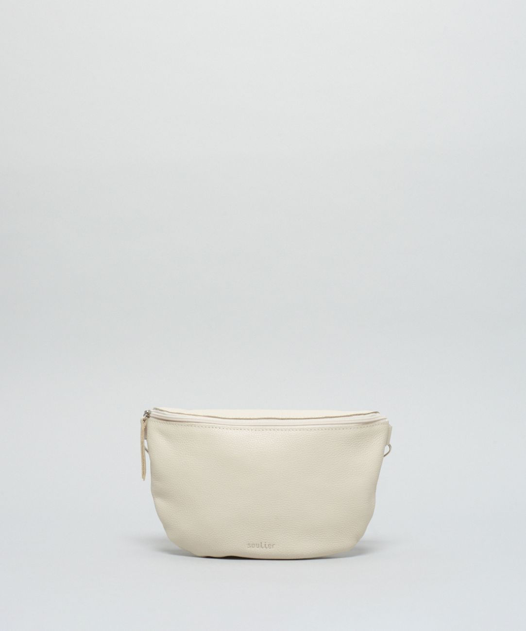 Bolsa p Couro Cadarco Listra - Offwhite