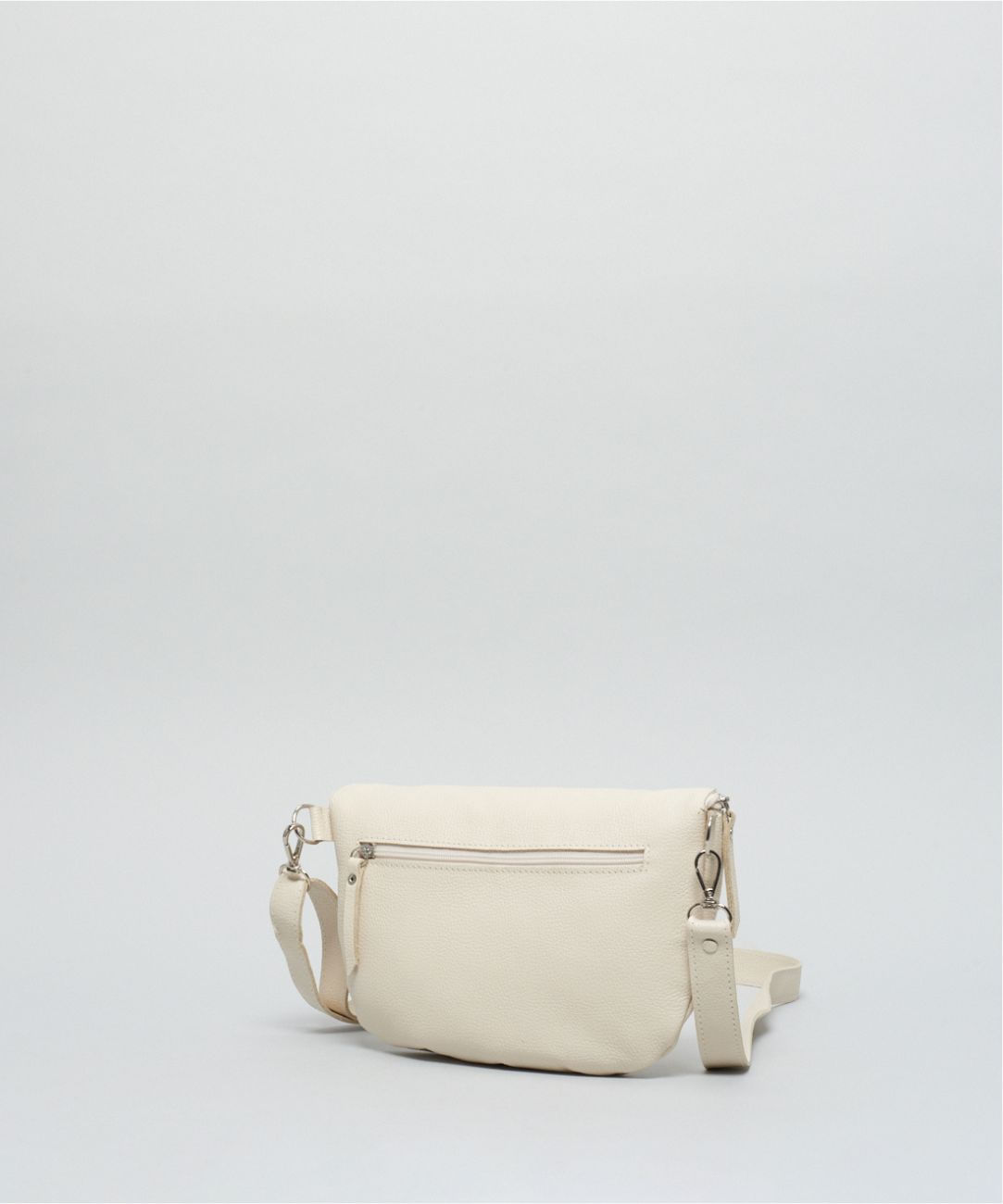 Bolsa p Couro Cadarco Listra - Offwhite - Imagem 3