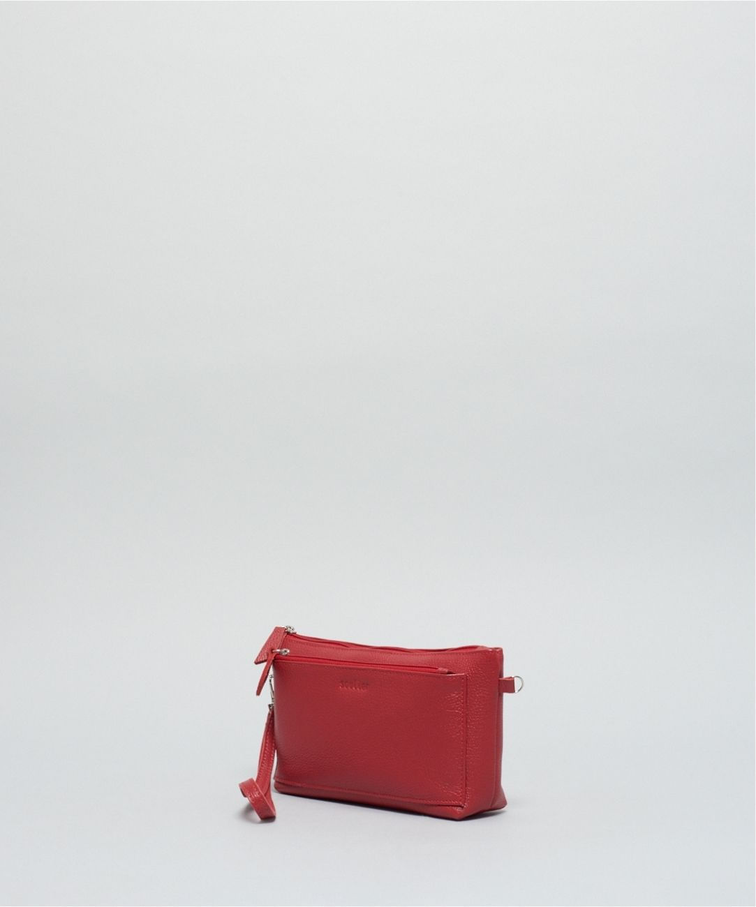 Bolsa p Couro Cecilia - Vermelho - Imagem 2