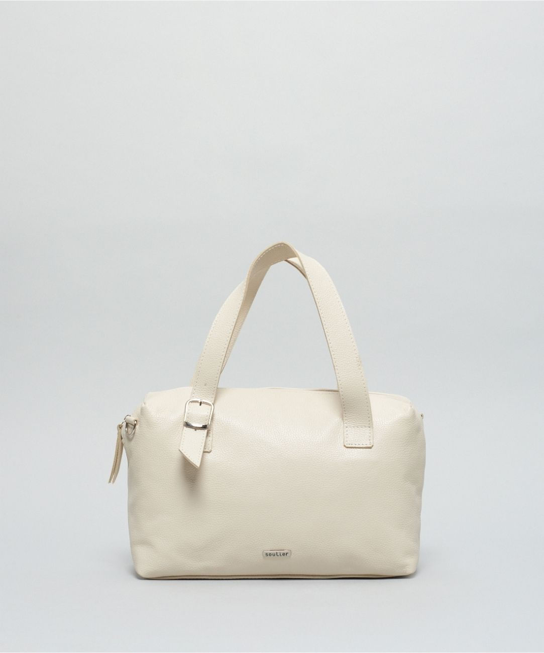 Bolsa m Couro Duda - Offwhite