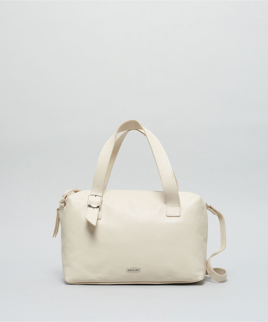 Bolsa m Couro Duda - Offwhite - Imagem 3