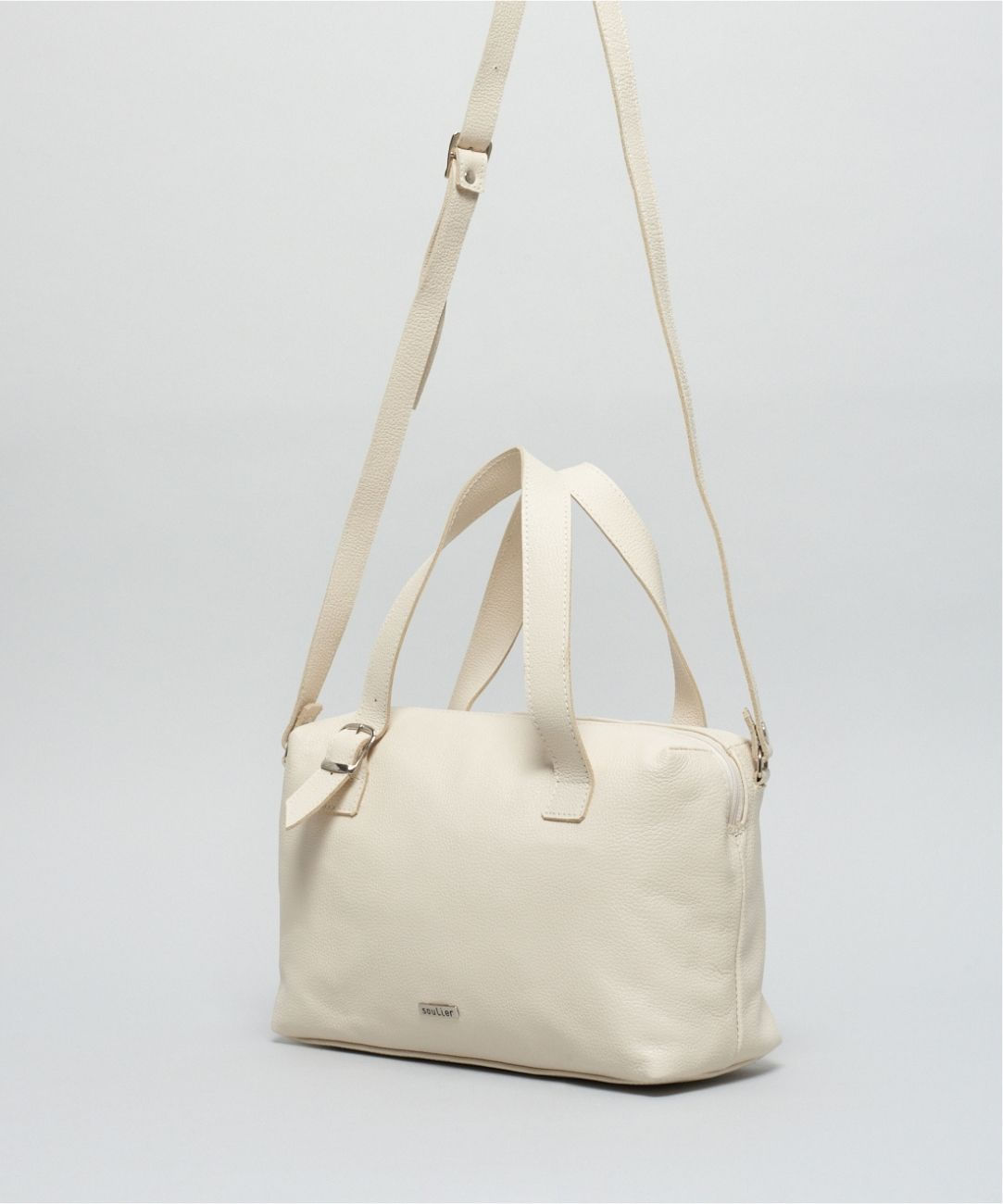Bolsa m Couro Duda - Offwhite - Imagem 4