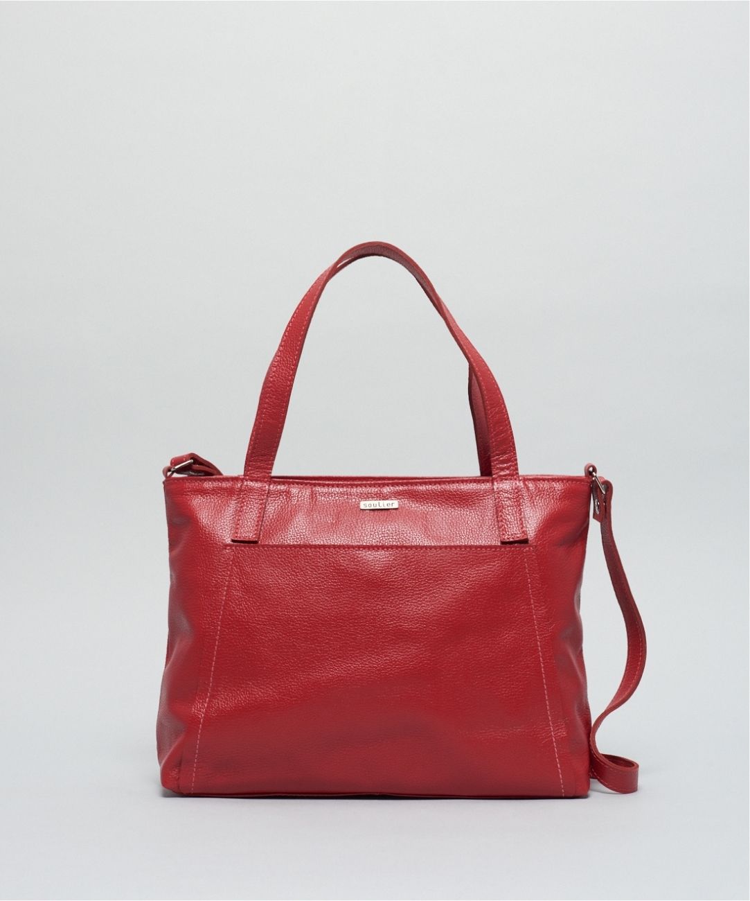 Bolsa g Couro Alice - Vermelho - Imagem 3