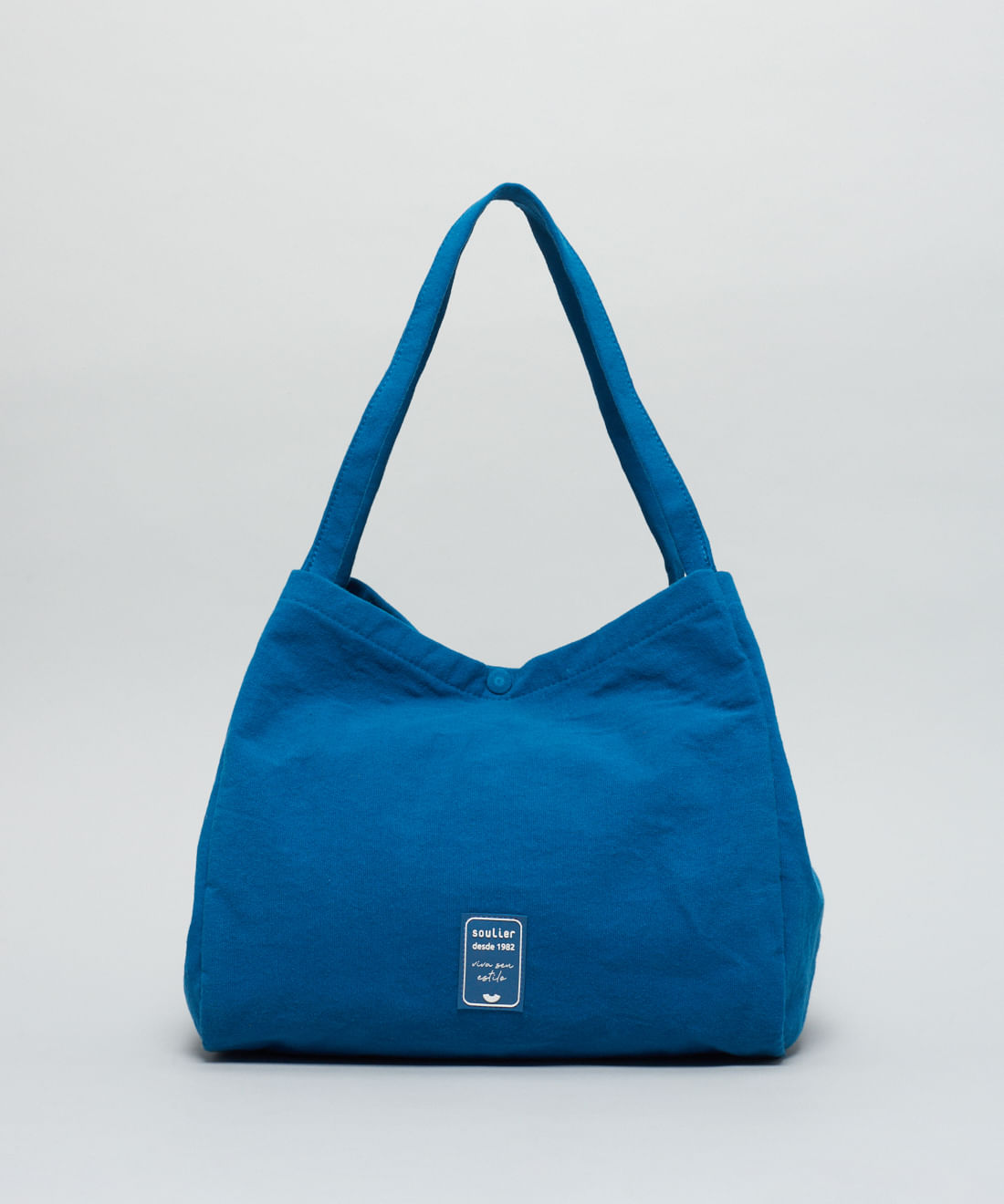 Bolsa Lona Jardim Soul - Azul Safira