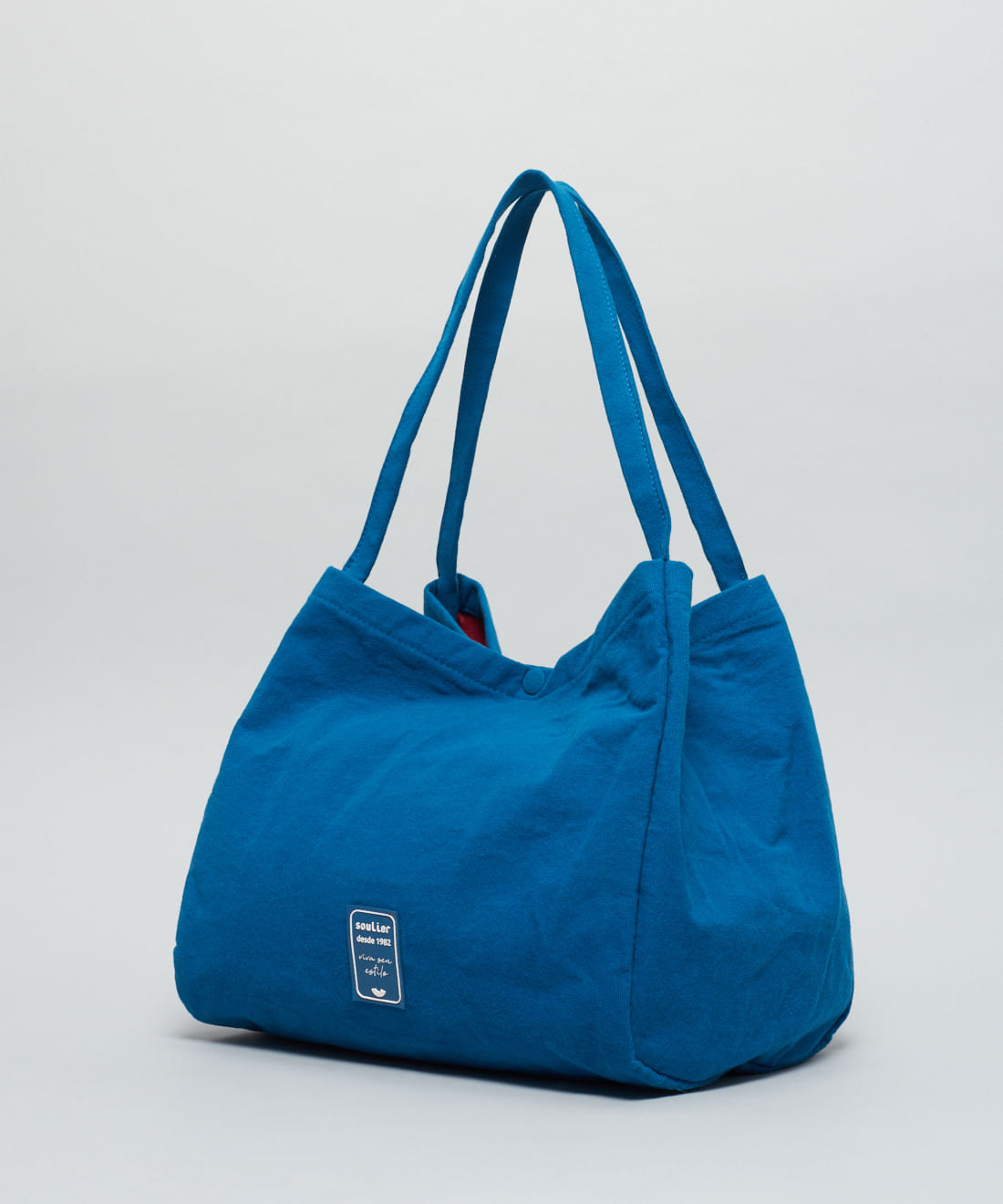 Bolsa Lona Jardim Soul - Azul Safira - Imagem 2