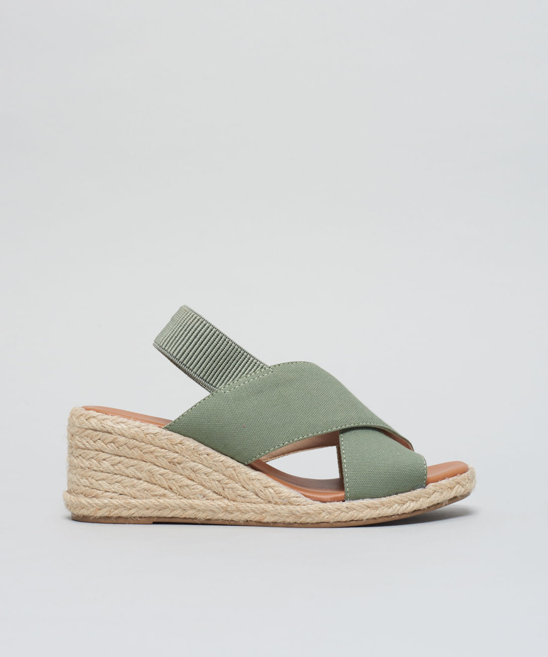 Anabela Lona Tiras Cruzadas - Pistache - Imagem 9