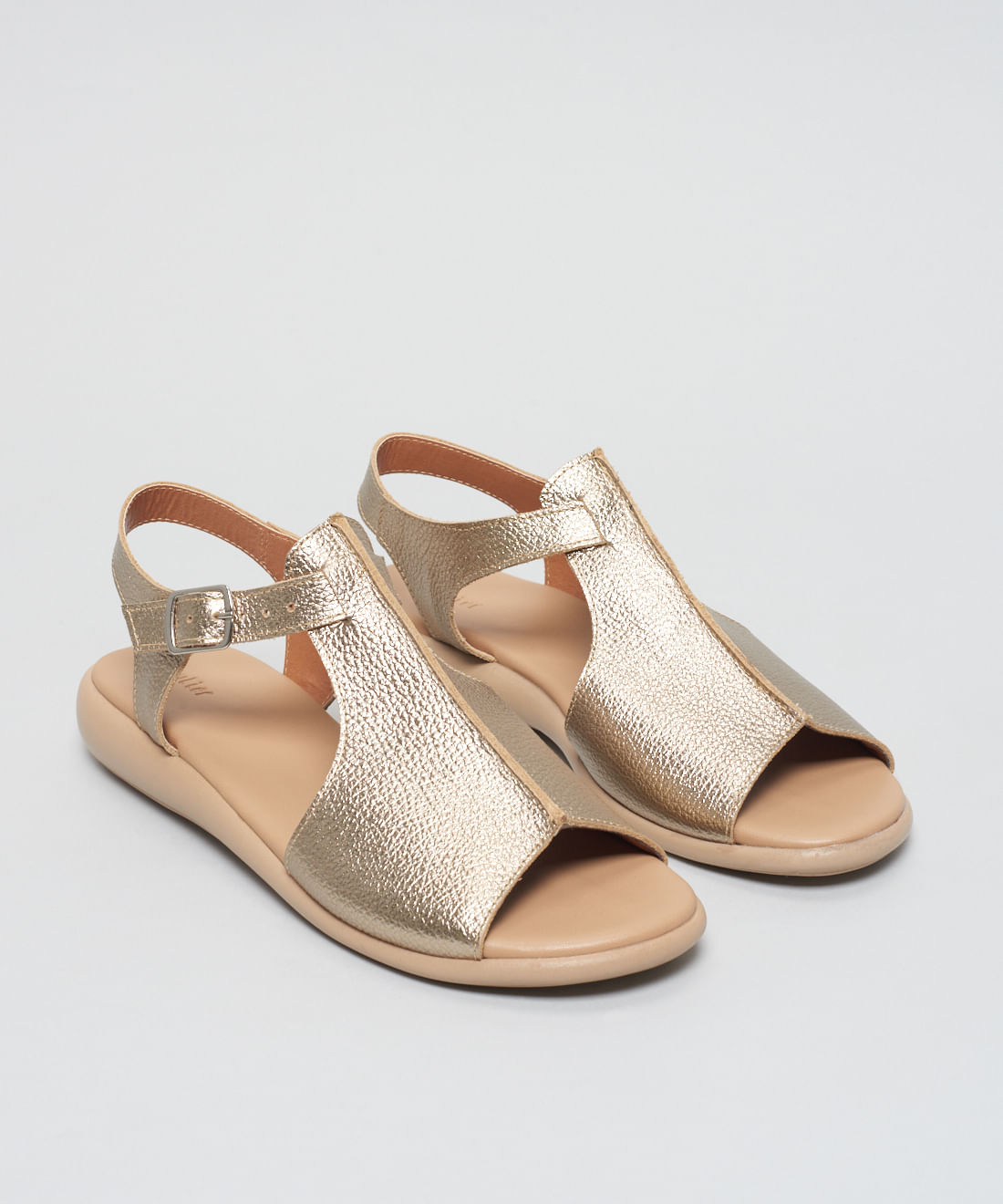 Rasteira Couro Patricia - Prata Velho - Imagem 6