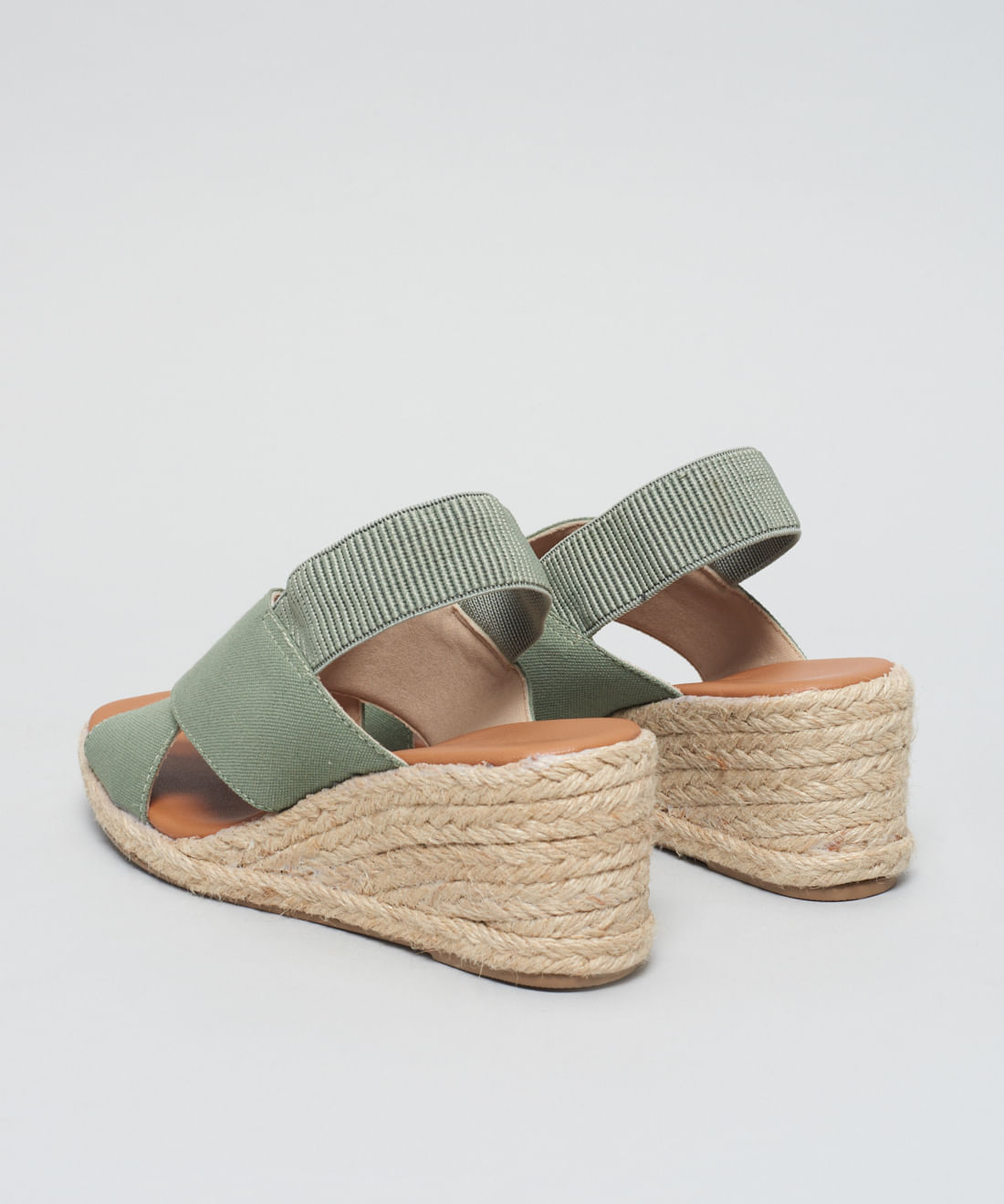 Anabela Lona Tiras Cruzadas - Pistache - Imagem 7