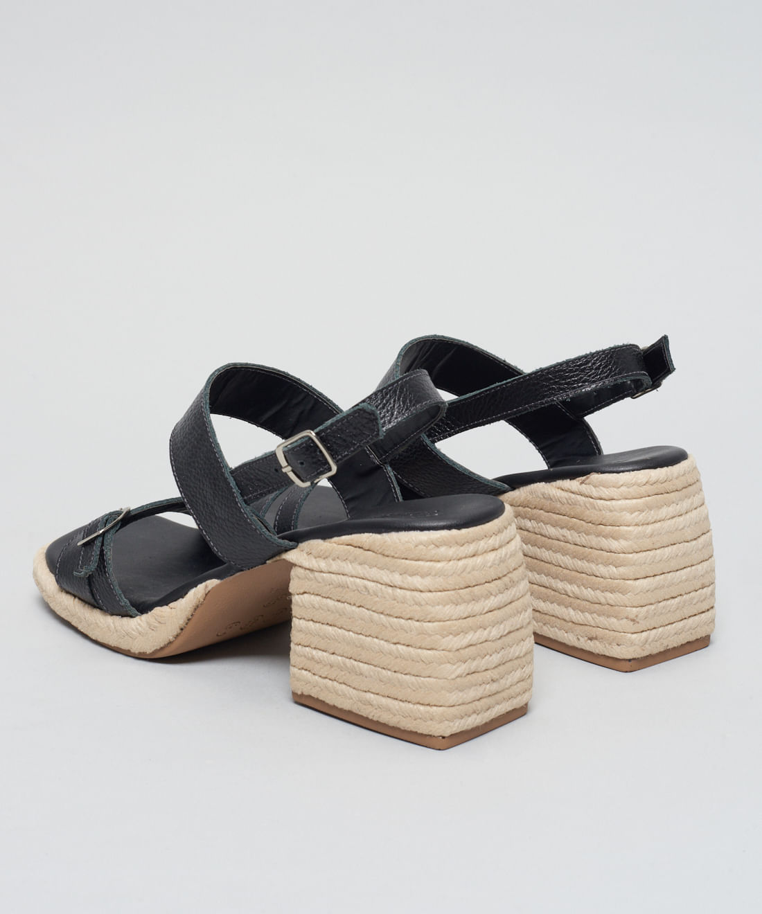 Meia Pata Couro Jade - Preto - Imagem 3