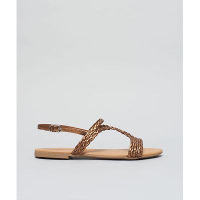 Rasteira Basica Soft Bel - Bronze