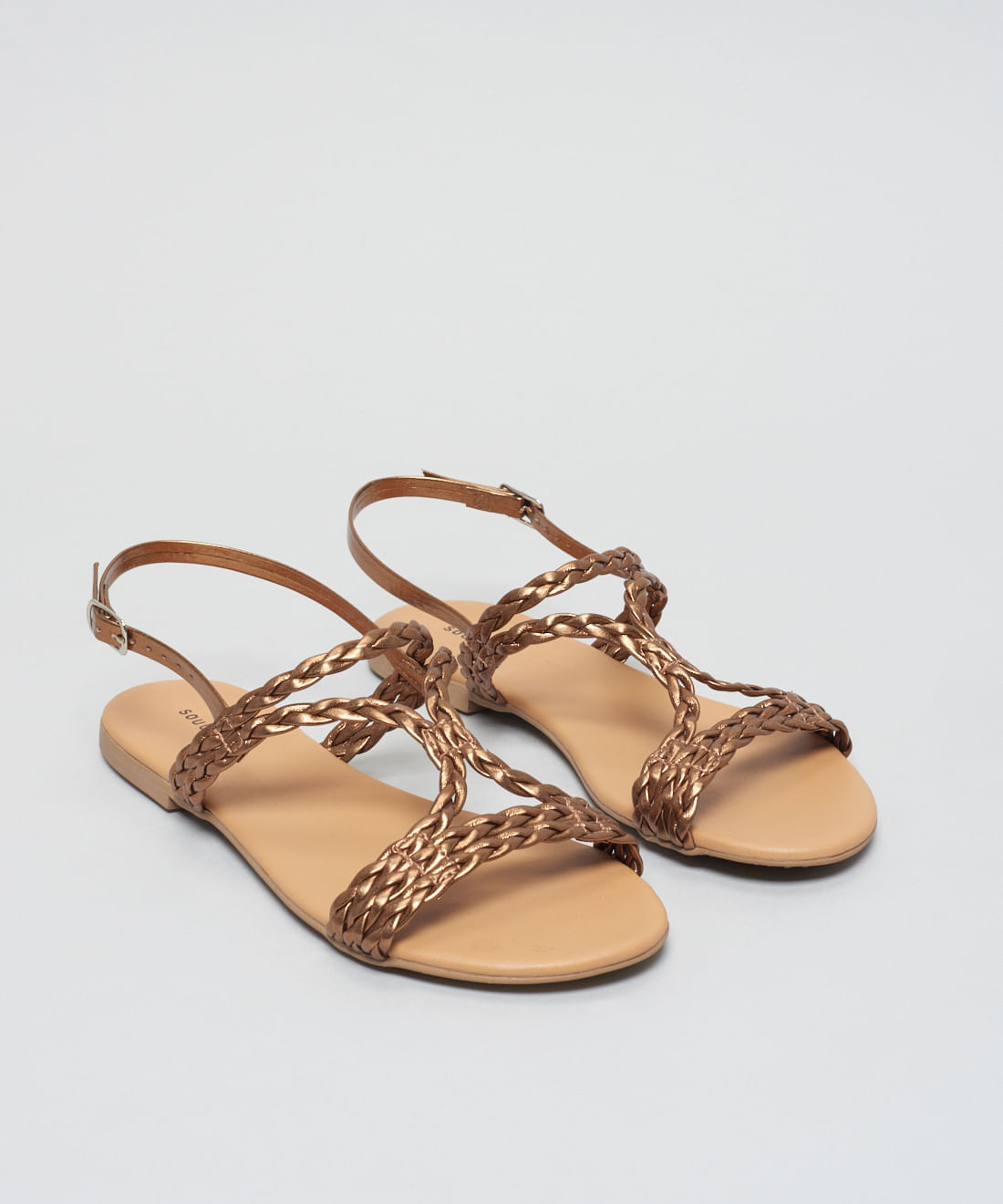 Rasteira Basica Soft Bel - Bronze - Imagem 12