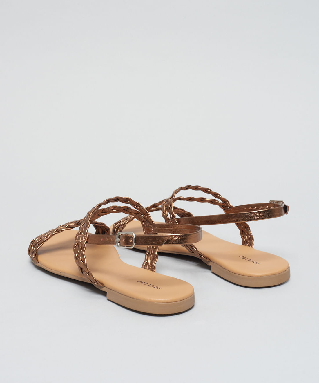 Rasteira Basica Soft Bel - Bronze - Imagem 18