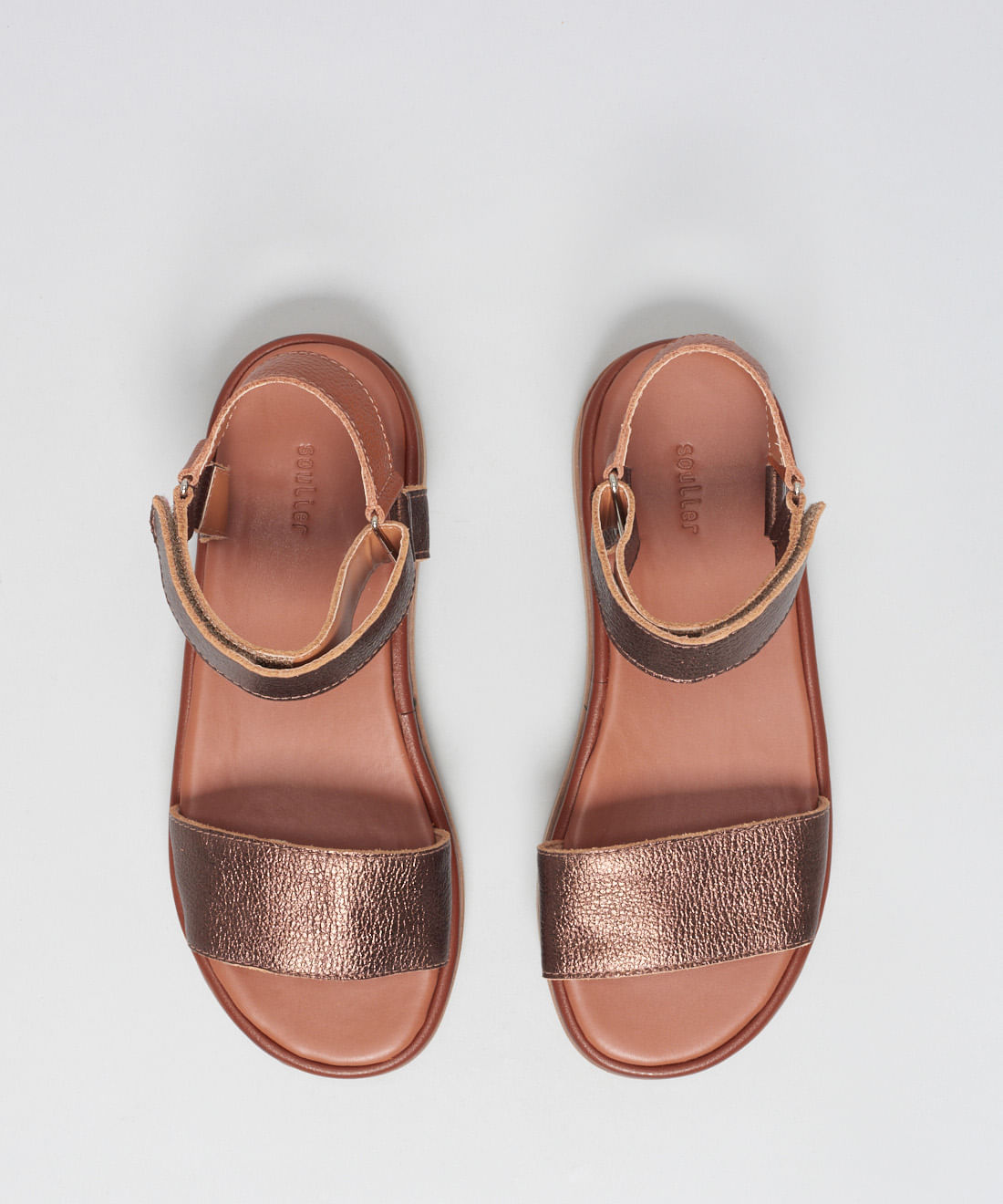 Flat Couro Joana - Bronze - Imagem 9