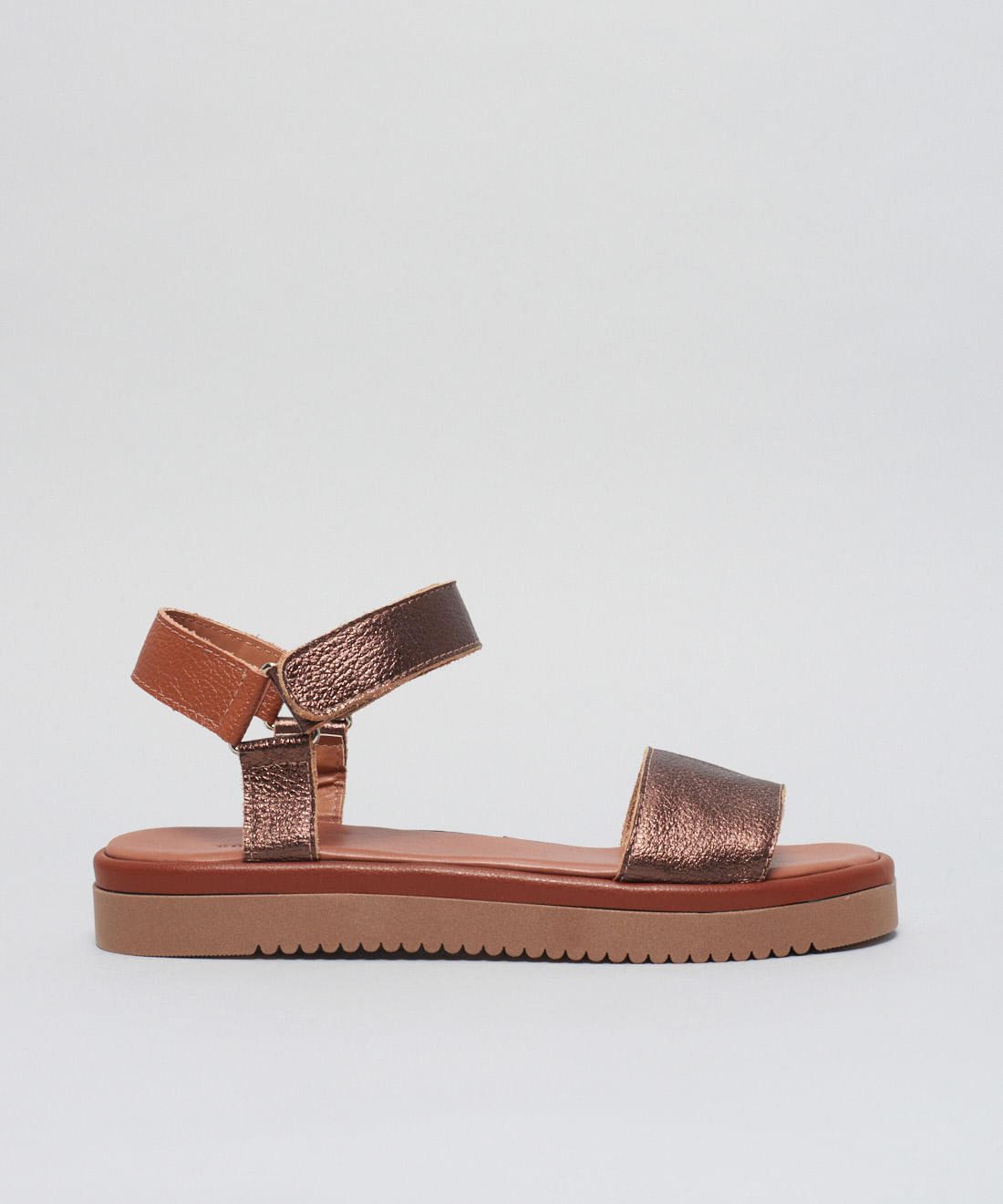 Flat Couro Joana - Bronze - Imagem 21