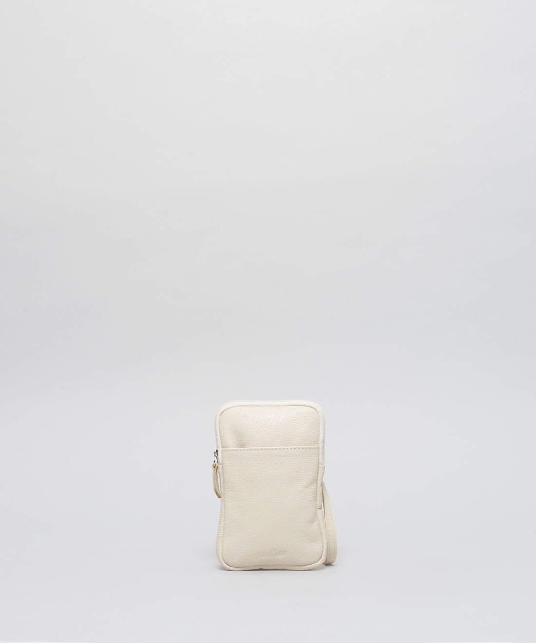 Bolsa p Couro Alcas - Offwhite