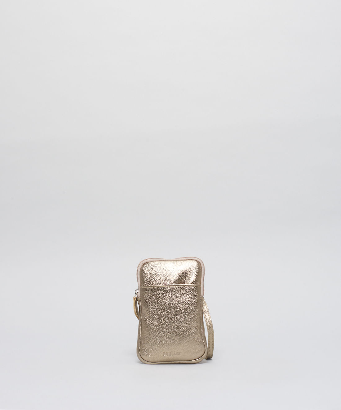 Bolsa p Couro Alcas - Prata Velho