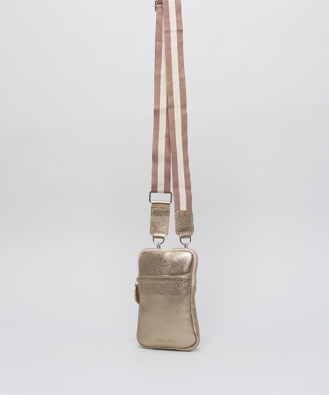 Bolsa p Couro Alcas - Prata Velho - Imagem 3
