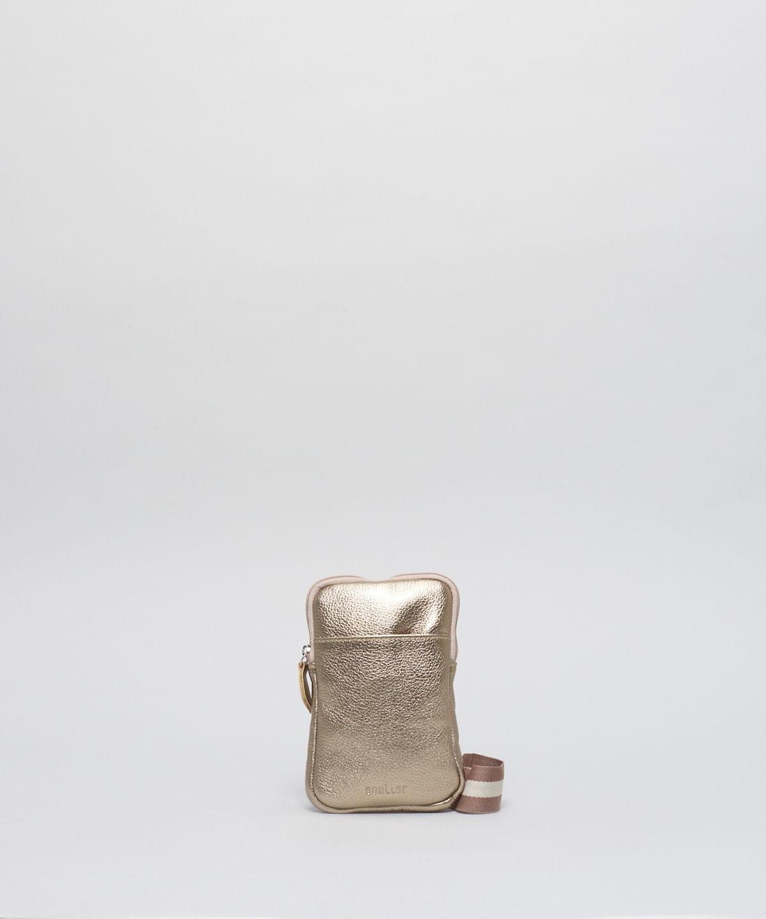 Bolsa p Couro Alcas - Prata Velho - Imagem 4