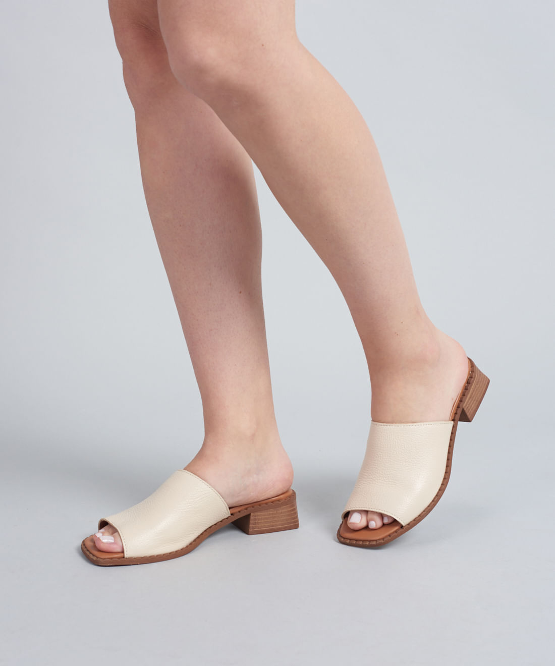 Salto Medio Mule - Offwhite - Imagem 31