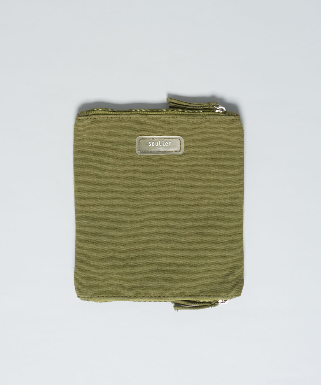 Case Lona Dois Bolsos - Oliva