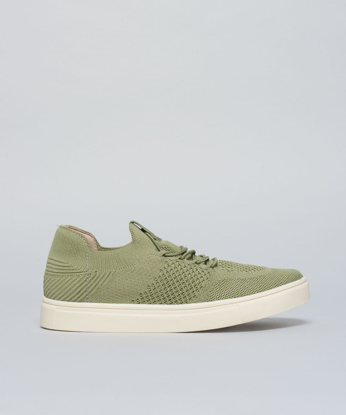 Tenis Knit Basico - Oliva