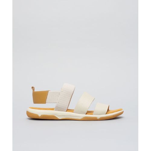Rasteira Capri Couro Isa - Offwhite